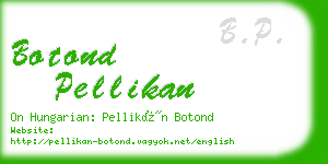 botond pellikan business card